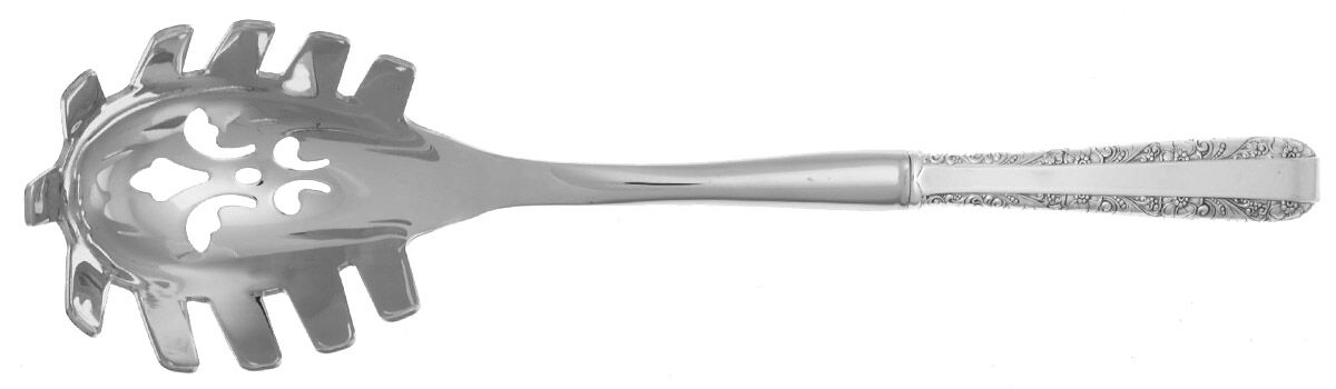 Candlelight (Sterling, 1934, No Monos) Pasta Server with Stainless Bowl HC by Towle Silver-1