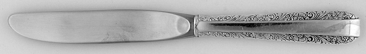 Candlelight (Sterling, 1934, No Monos) Butter Spreader/Youth Knife Stainless Blade by Towle Silver-1