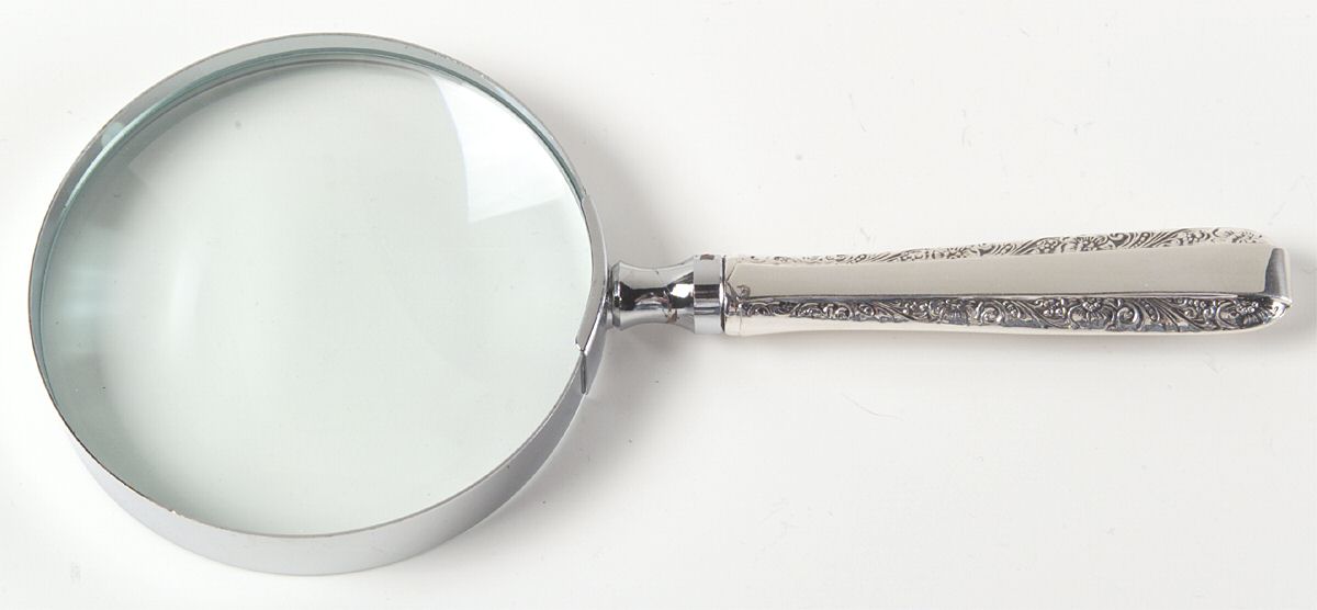 Candlelight (Sterling, 1934, No Monos) Large Magnifying Glass with Sterling Handle by Towle Silver-1