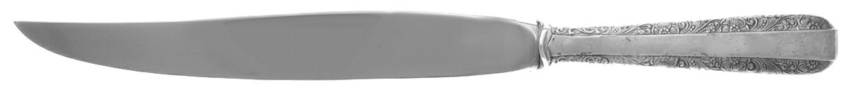 Candlelight (Sterling, 1934, No Monos) Small Carving Knife Stainless Blade W/Sterling Gua by Towle Silver-1