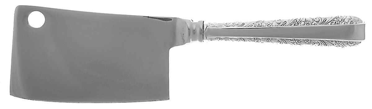 Candlelight (Sterling, 1934, No Monos) Cheese Cleaver with Stainless Blade by Towle Silver-1
