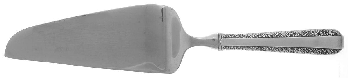 Candlelight (Sterling, 1934, No Monos) Pie and Cake Server with Stainless Blade by Towle Silver-1