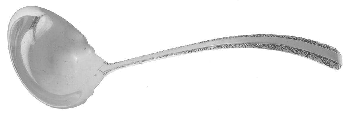 Candlelight (Sterling, 1934, No Monos) Solid Piece Cream Ladle by Towle Silver-1