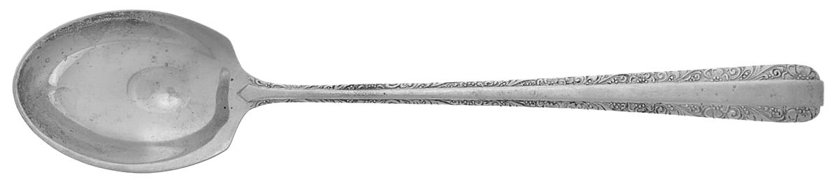 Candlelight (Sterling, 1934, No Monos) Short Olive Spoon with Solid Bowl by Towle Silver-1