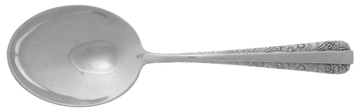 Candlelight (Sterling, 1934, No Monos) Straight Handle Baby Spoon by Towle Silver-1