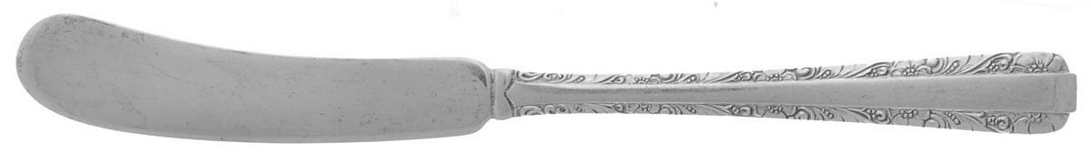 Candlelight (Sterling, 1934, No Monos) Flat Handle Butter Spreader by Towle Silver-1