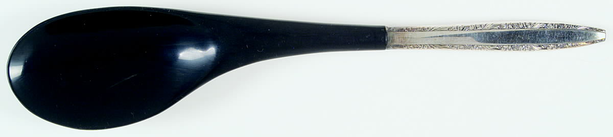 Candleglow (Silverplate, 1968) Salad Serving Spoon with Plastic Bowl by Towle Silver-1