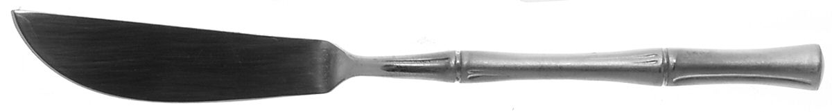 Cane (Stainless, Satin Finish) Flat Handle Master Butter Knife by Towle Silver-1