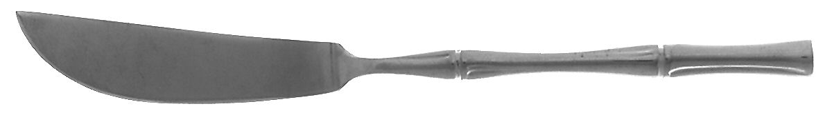 Cane (Stainless, Glossy Finish) Flat Handle Master Butter Knife by Towle Silver-1