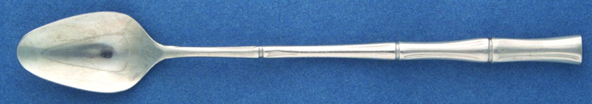 Cane (Stainless, Glossy Finish) Iced Tea Spoon by Towle Silver-1