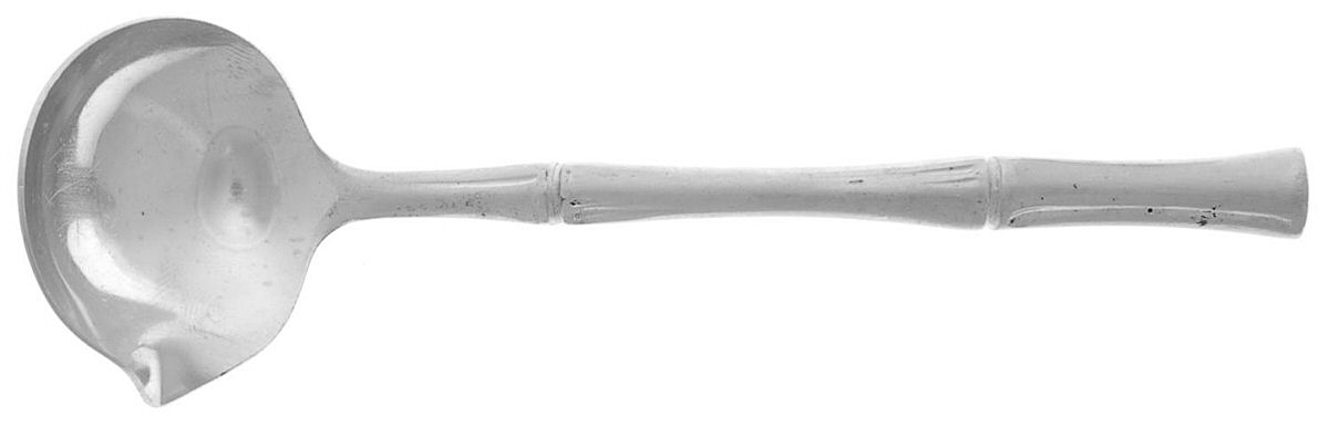 Cane (Stainless, Glossy Finish) Solid Piece Cream Ladle by Towle Silver-1