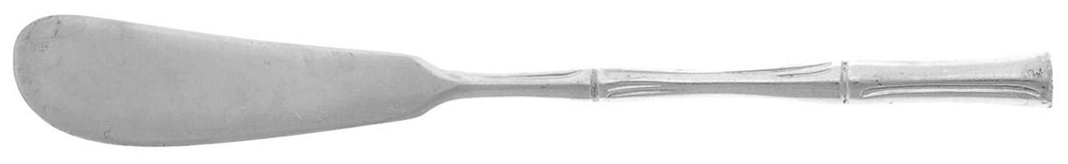 Cane (Stainless, Glossy Finish) Flat Handle Butter Spreader by Towle Silver-1