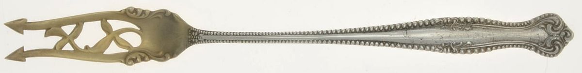 Canterbury (Sterling, 1893) Olive Fork by Towle Silver-1