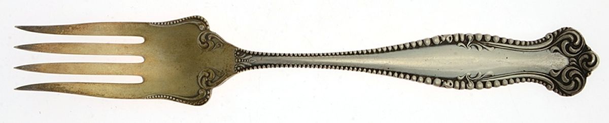 Canterbury (Sterling, 1893) Individual Solid Fish Fork by Towle Silver-1