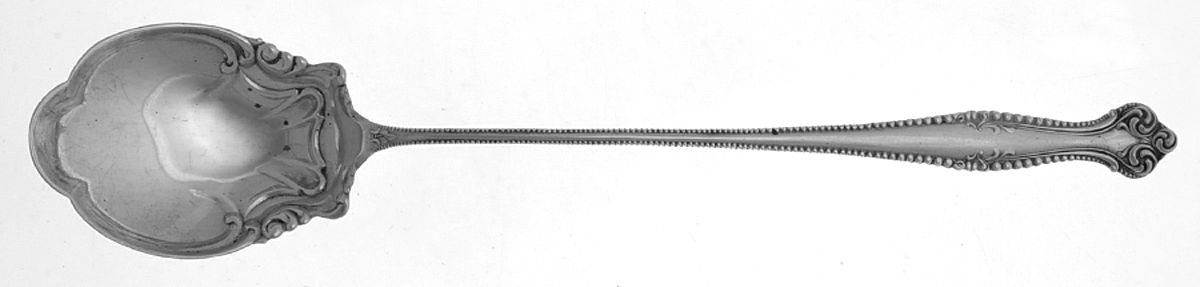 Canterbury (Sterling, 1893) Large Lettuce Serving Spoon by Towle Silver-1