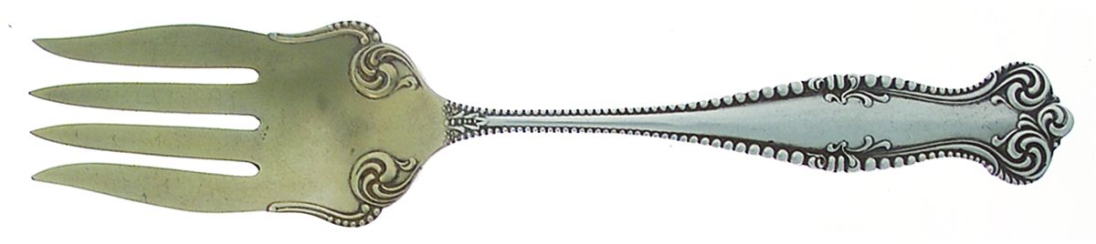 Canterbury (Sterling, 1893) Solid Salad Serving Fork by Towle Silver-1