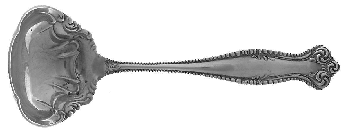 Canterbury (Sterling, 1893) Solid Gravy Ladle by Towle Silver-1