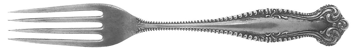 Canterbury (Sterling, 1893) Solid Youth Tea Fork by Towle Silver-1