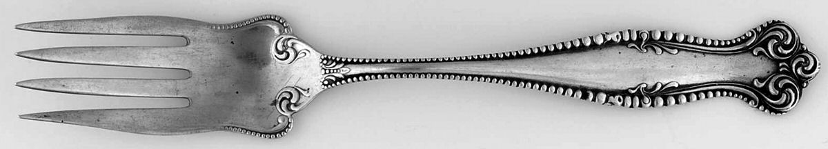 Canterbury (Sterling, 1893) Individual Solid Fish Fork by Towle Silver-1