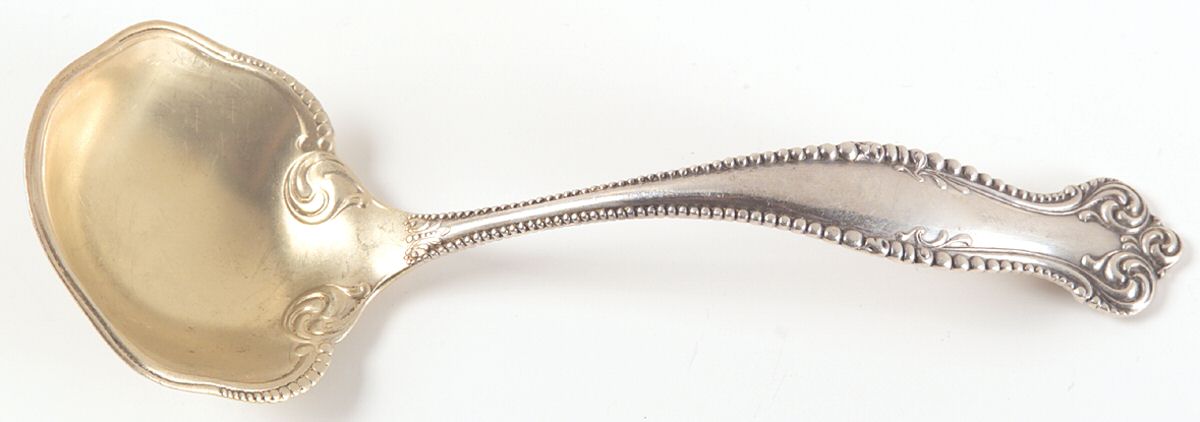 Canterbury (Sterling, 1893) Solid Gravy Ladle by Towle Silver-1