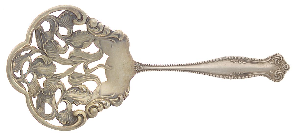Canterbury (Sterling, 1893) Almond Scoop Solid Piece by Towle Silver-1