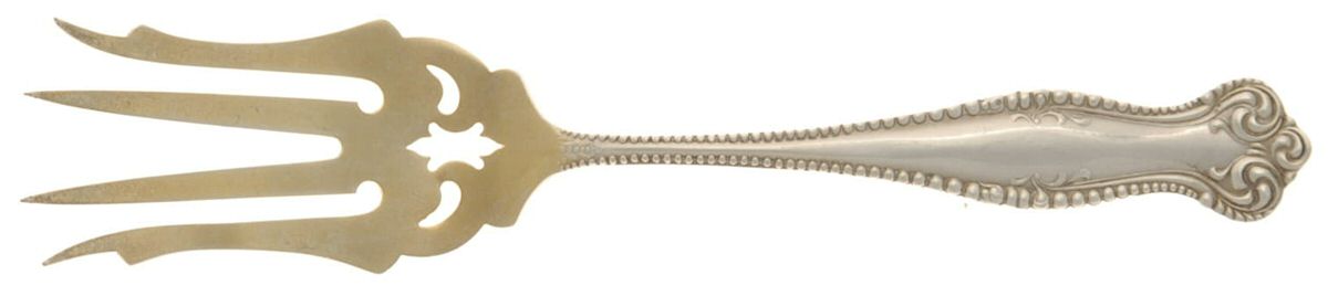 Canterbury (Sterling, 1893) Small Chipped Beef Fork by Towle Silver-1