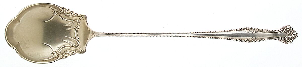 Canterbury (Sterling, 1893) Large Lettuce Serving Spoon by Towle Silver-1
