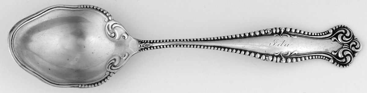 Canterbury (Sterling, 1893) Sugar Shell Spoon by Towle Silver-1