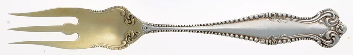 Canterbury (Sterling, 1893) Pastry Fork by Towle Silver-1