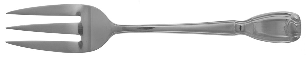 Canterbury (Stainless) Medium Solid Cold Meat Serving Fork by Towle Silver-1