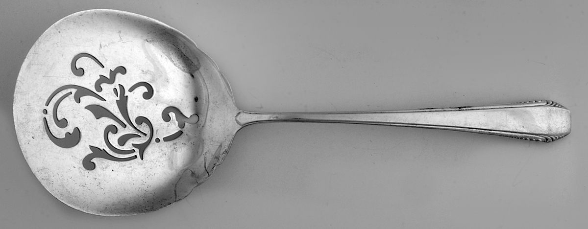 Cascade (Sterling, 1933, No Monograms) Tomato Server, Solid Piece by Towle Silver-1
