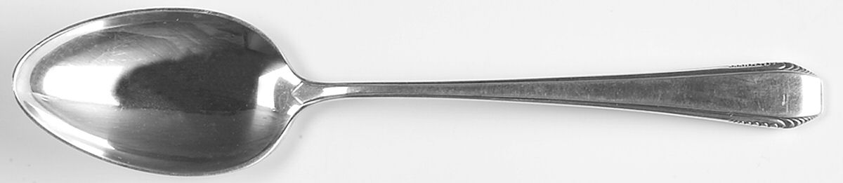 Cascade (Sterling, 1933, No Monograms) Dessert/Oval Soup Spoon by Towle Silver-1