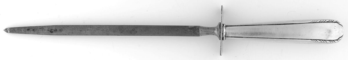 Cascade (Sterling, 1933, No Monograms) Small Steel Rod Sharpener Knife by Towle Silver-1