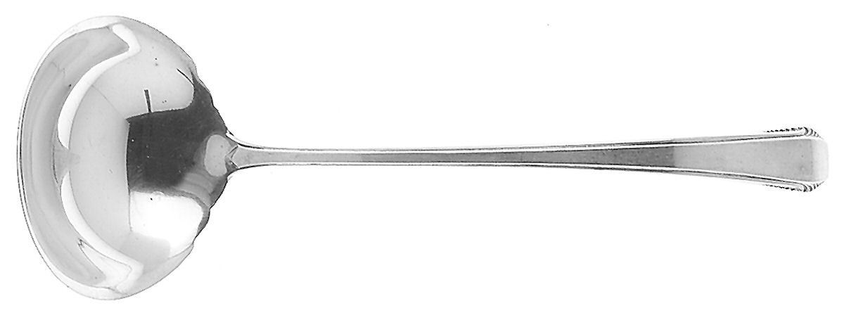 Cascade (Sterling, 1933, No Monograms) Solid Piece Cream Ladle by Towle Silver-1