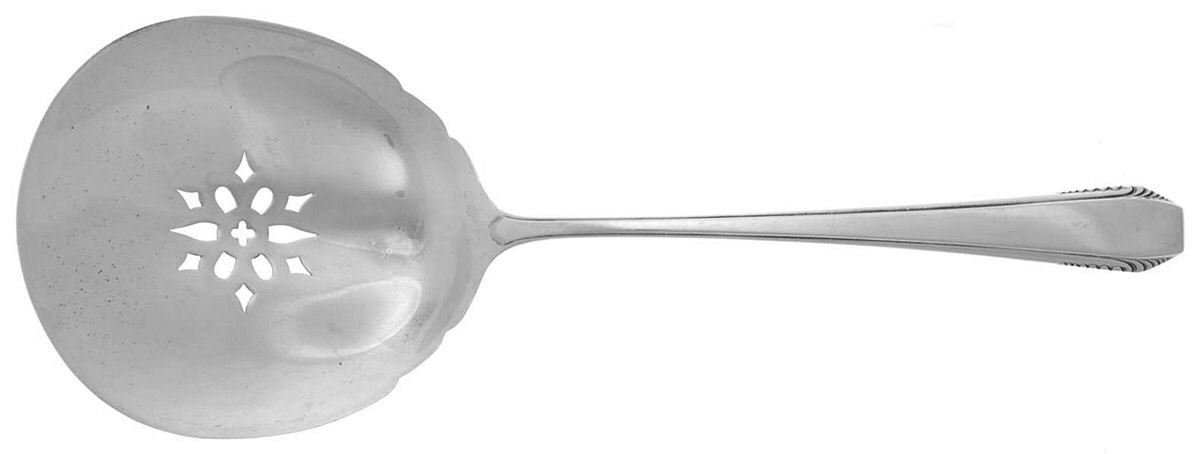 Cascade (Sterling, 1933, No Monograms) Tomato Server, Solid Piece by Towle Silver-1