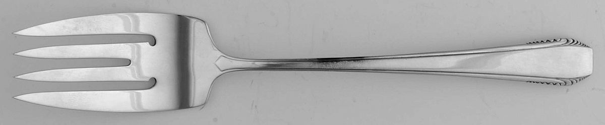 Cascade (Sterling, 1933, No Monograms) Individual Solid Fish Fork by Towle Silver-1