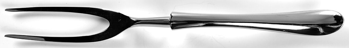 Cavalcade (Stainless-Cutlery) Large Stainless-Prong Roast Carving Fork by Towle Silver-1