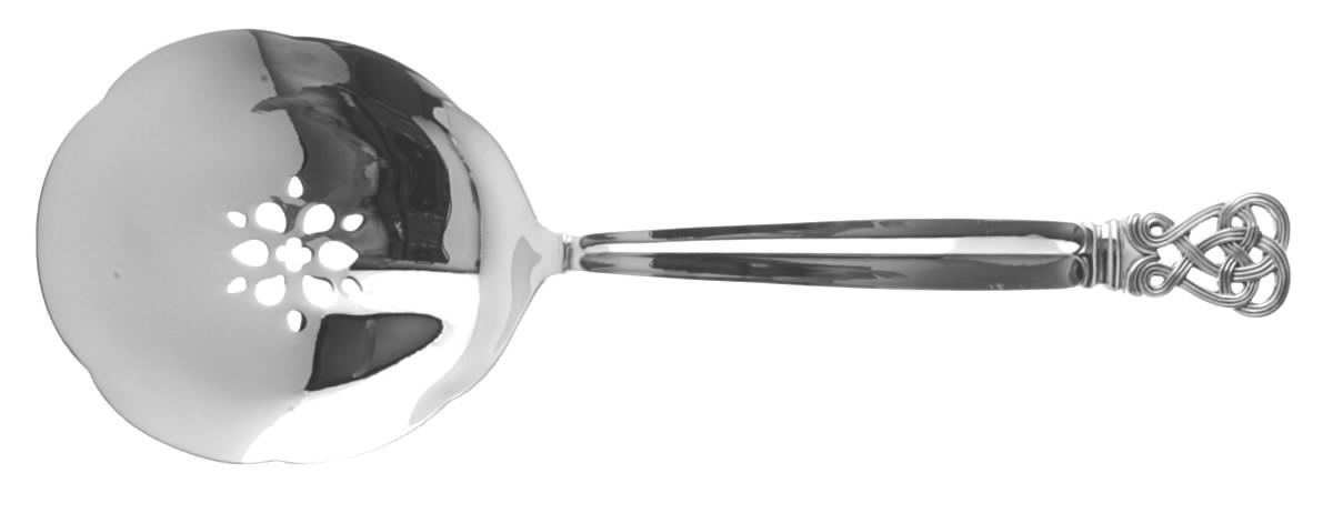 Celtic Weave (Sterling, 1979) Tomato Server, Solid Piece by Towle Silver-1