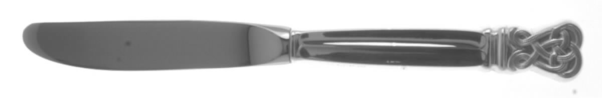 Celtic Weave (Sterling, 1979) Modern Hollow Butter Spreader (Stainless) by Towle Silver-1