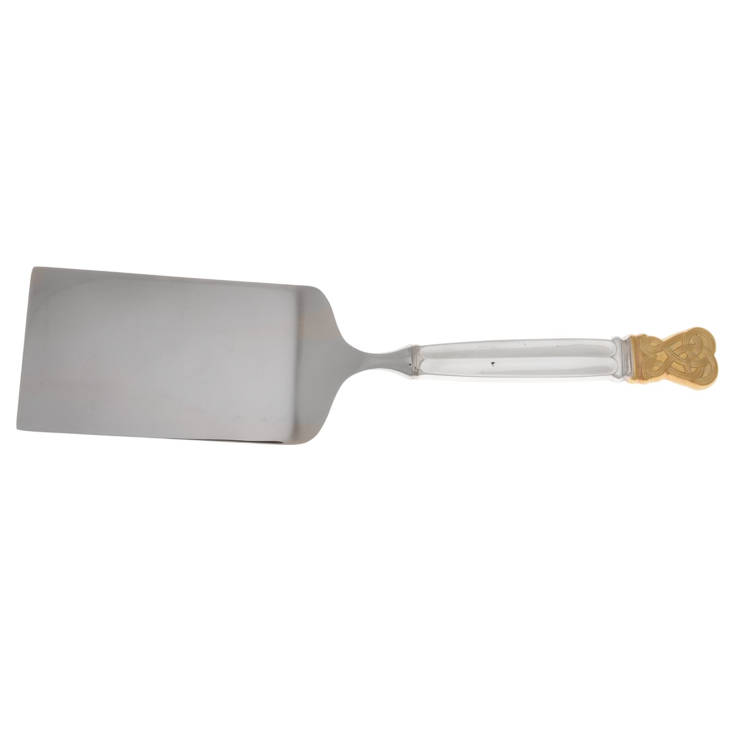 Celtic Weave Gold (Sterling) Lasagna Server with Stainless Blade by Towle Silver-1