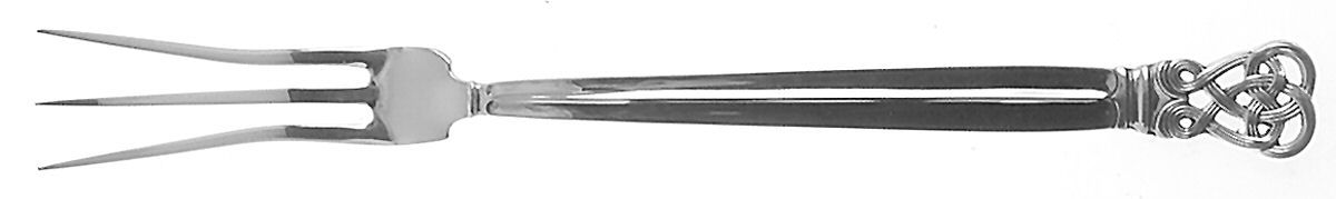 Celtic Weave Gold (Sterling) Lemon Fork by Towle Silver-1