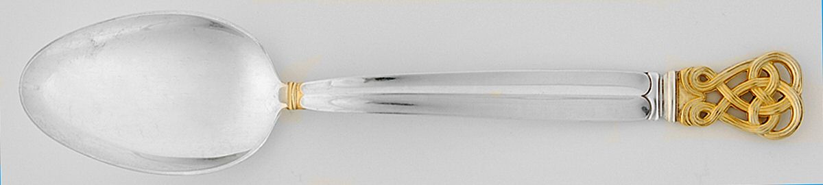 Celtic Weave Gold (Sterling) Teaspoon by Towle Silver-1