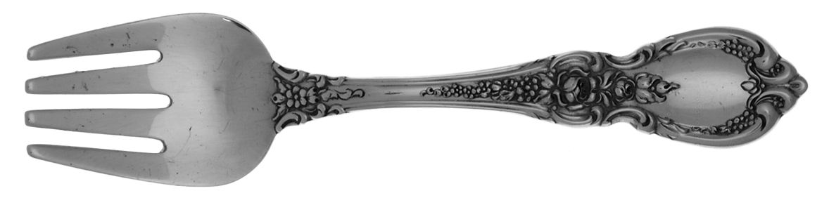 Charlemagne (Sterling, 1963) Baby Fork by Towle Silver-1
