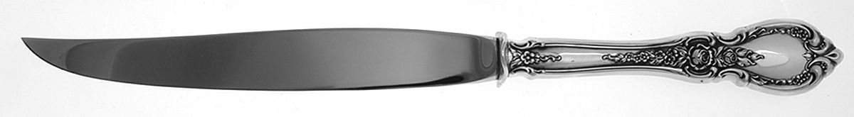 Charlemagne (Sterling, 1963) Small Carving Knife W/Sterling Guard by Towle Silver-1