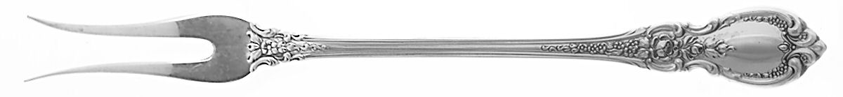 Charlemagne (Sterling, 1963) Short Handle Pickle/Olive Fork by Towle Silver-1