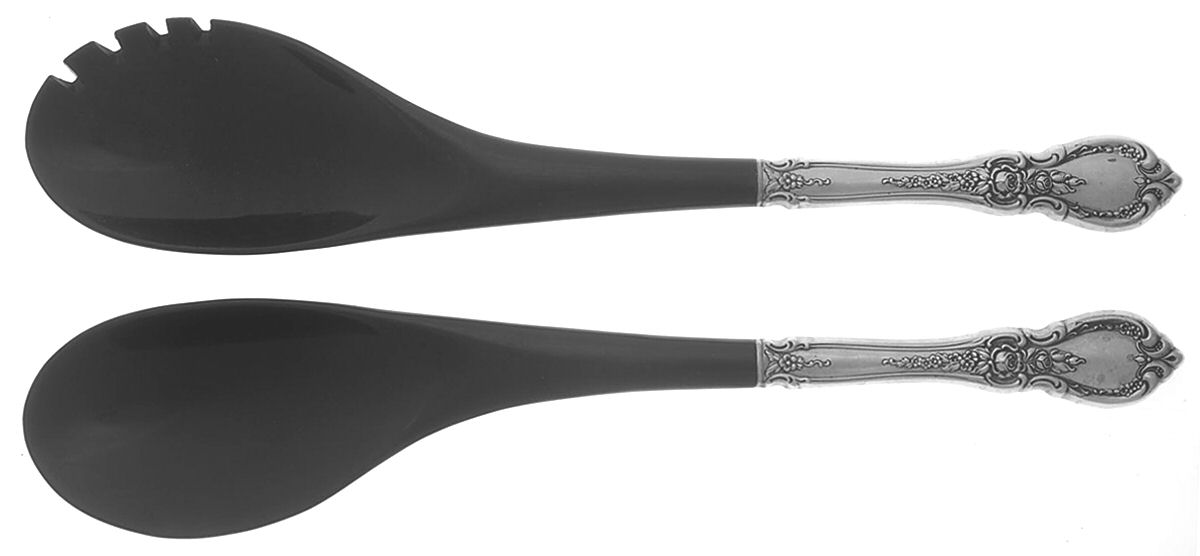 Charlemagne (Sterling, 1963) Plastic Bowl 2-Piece Salad Set by Towle Silver-1