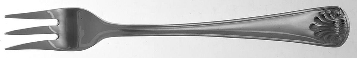Champlain (Stainless, Glossy, Regency Collection) Cocktail/Seafood Fork by Towle Silver-1