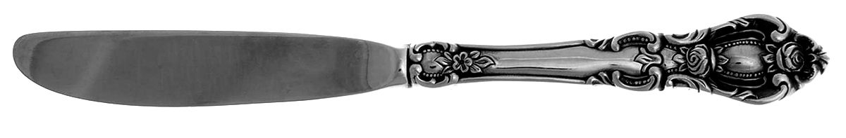 Champlain (Stainless, Georgian House) Dessert Knife with Stainless Blade by Towle Silver-1