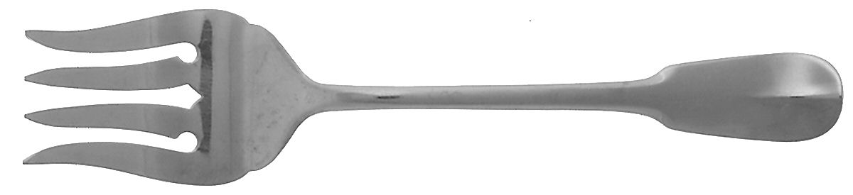 Chatsworth (Stainless) Medium Solid Cold Meat Serving Fork by Towle Silver-1
