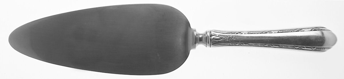 Chased Diana (Sterling, 1928, No Monos) Pie Server with Stainless Blade by Towle Silver-1